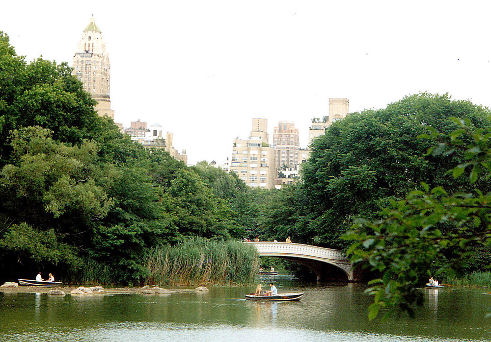 Bootspartie im Centralpark von New York