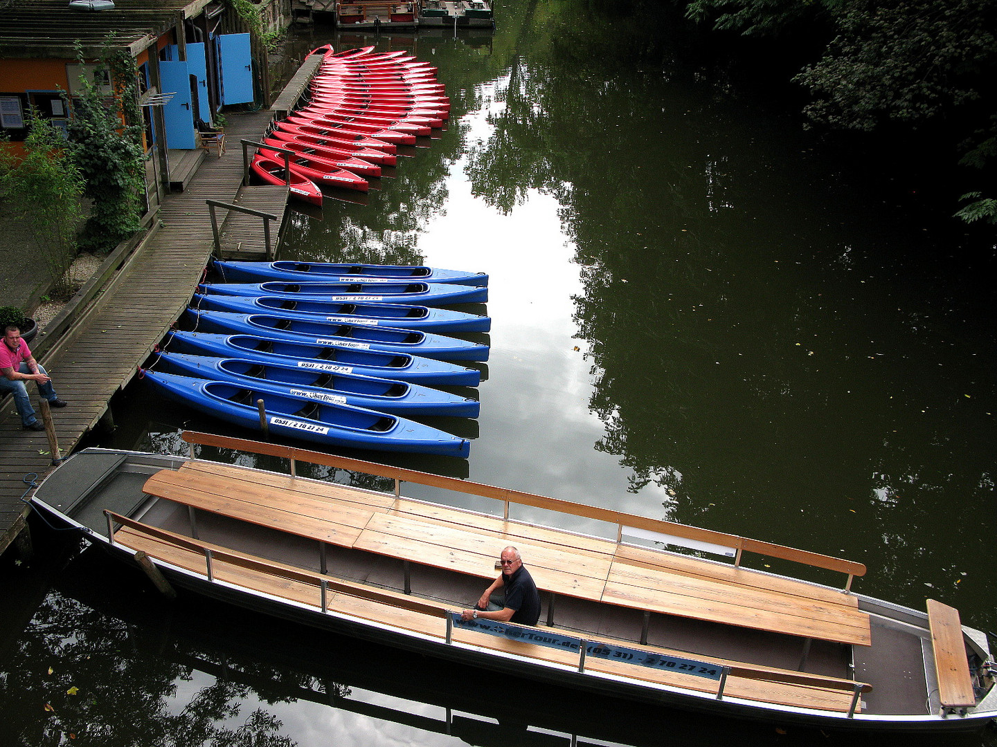 Bootsstation auf der Oker (21. September 2011)