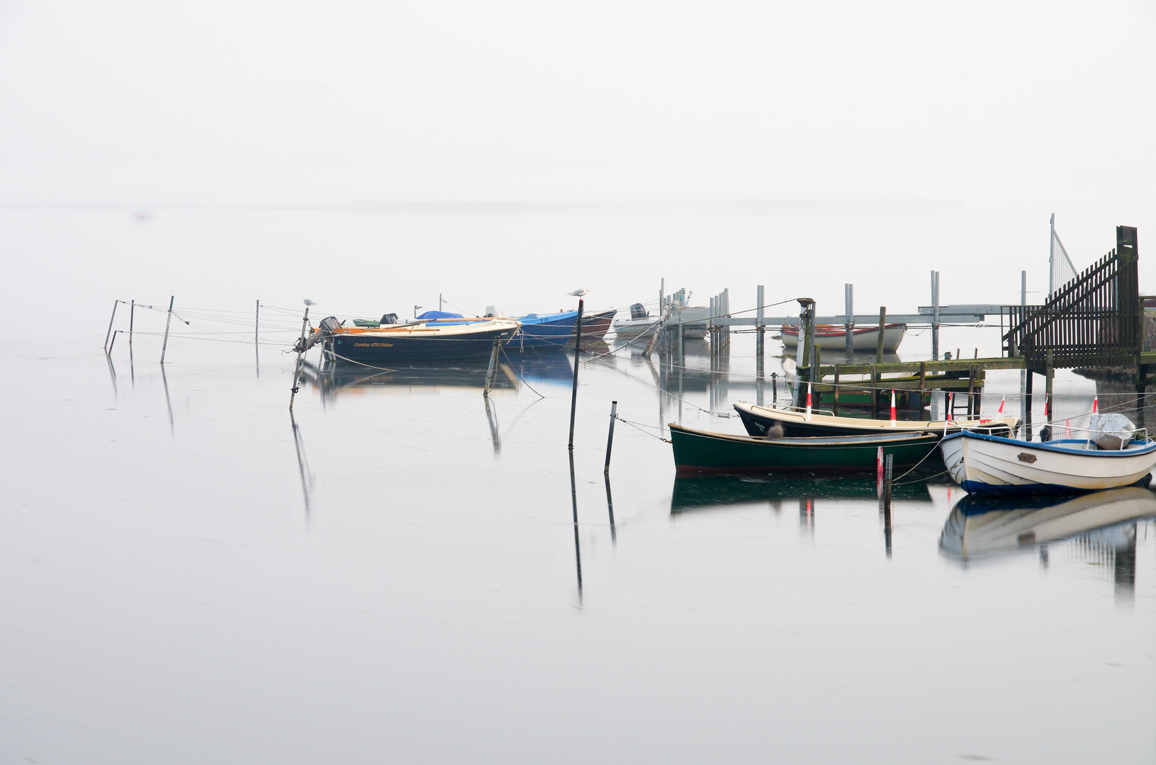 Bootssteg am Binnenwasser