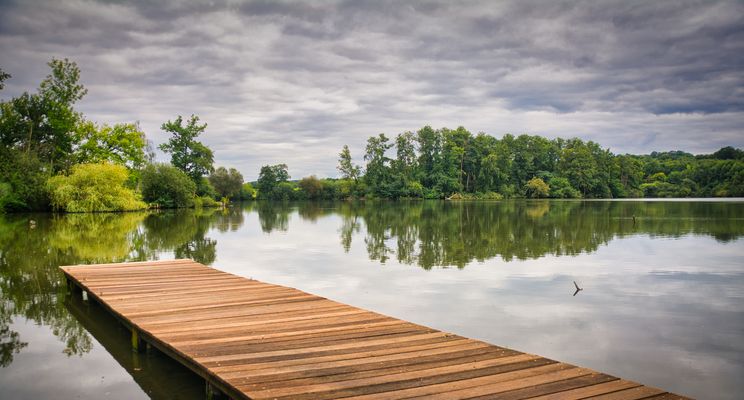 Bootssteg am Hückermoor