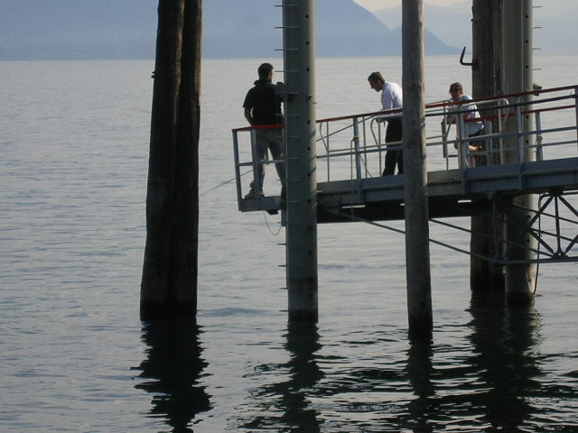 Bootssteg am Lago Maggiore