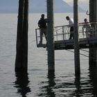 Bootssteg am Lago Maggiore