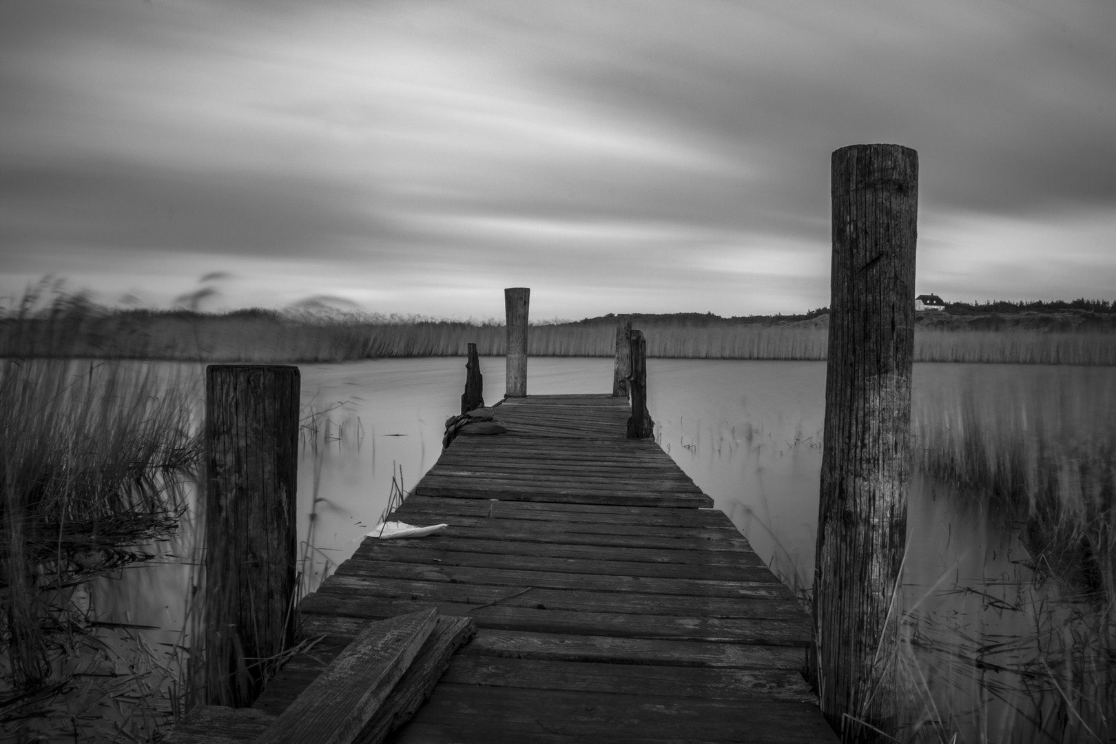 Bootssteg am Ringköbing Fjord