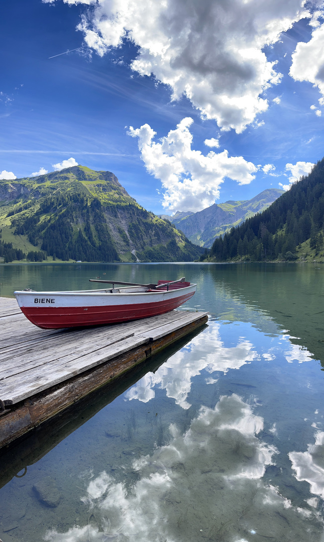 Bootssteg am Vilsalpsee