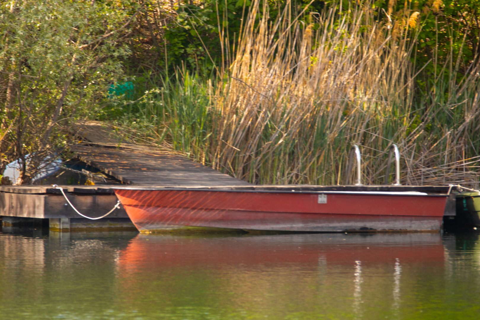 Bootssteg am Weindelsee