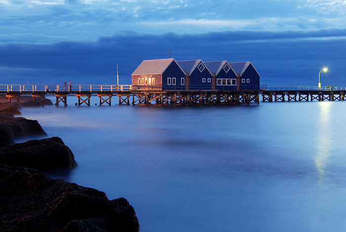 Bootssteg in Busselton