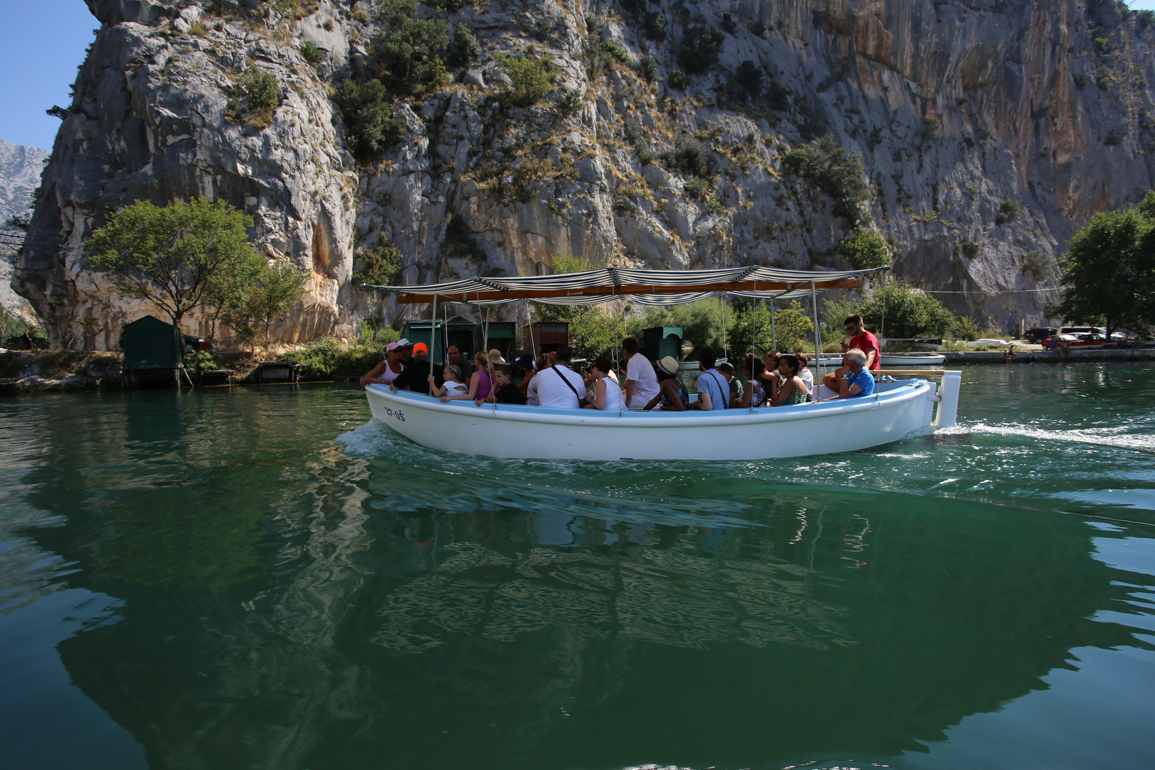 Bootstour auf der Cetina
