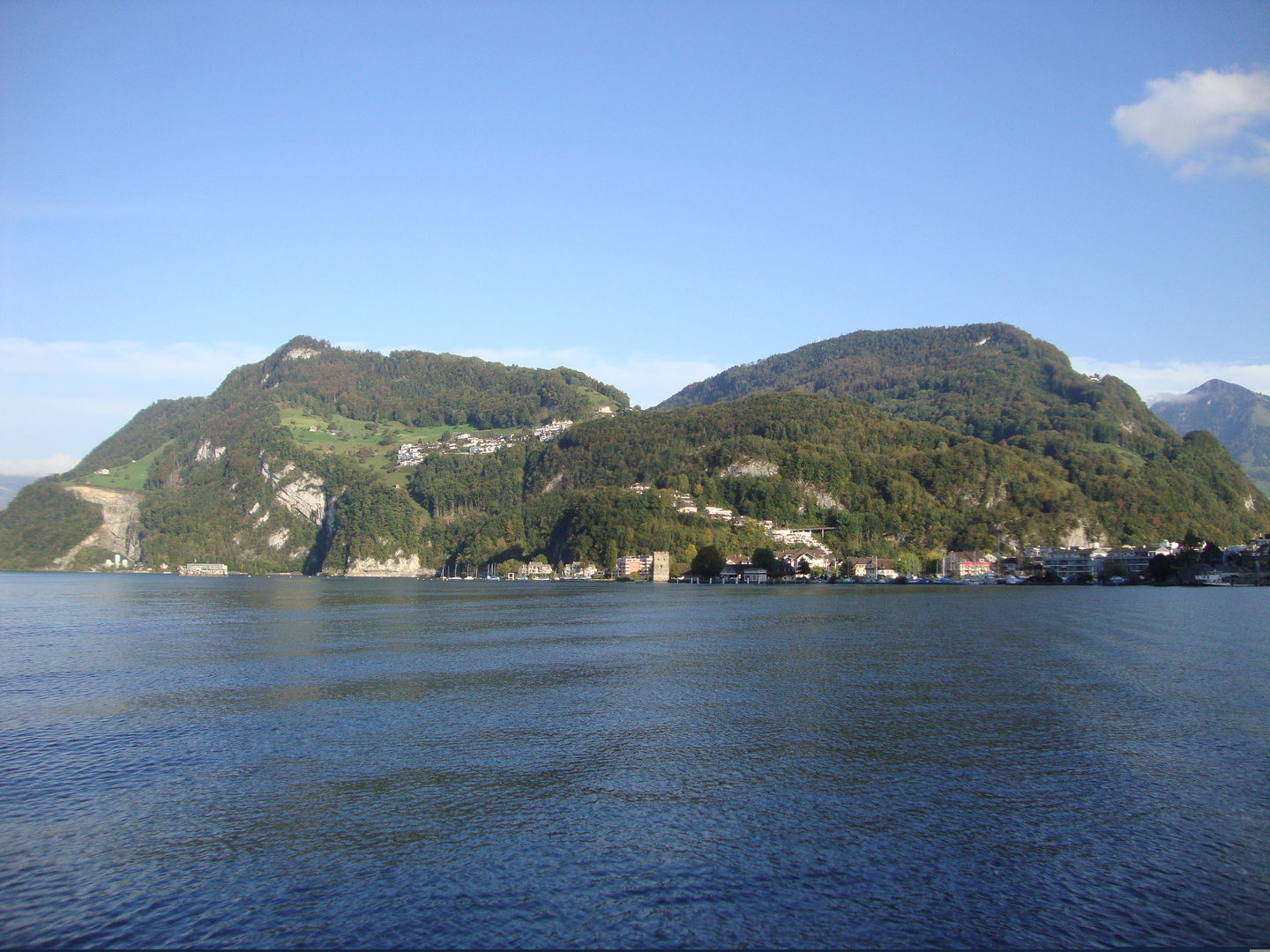 Bootstour auf einem schweizer See