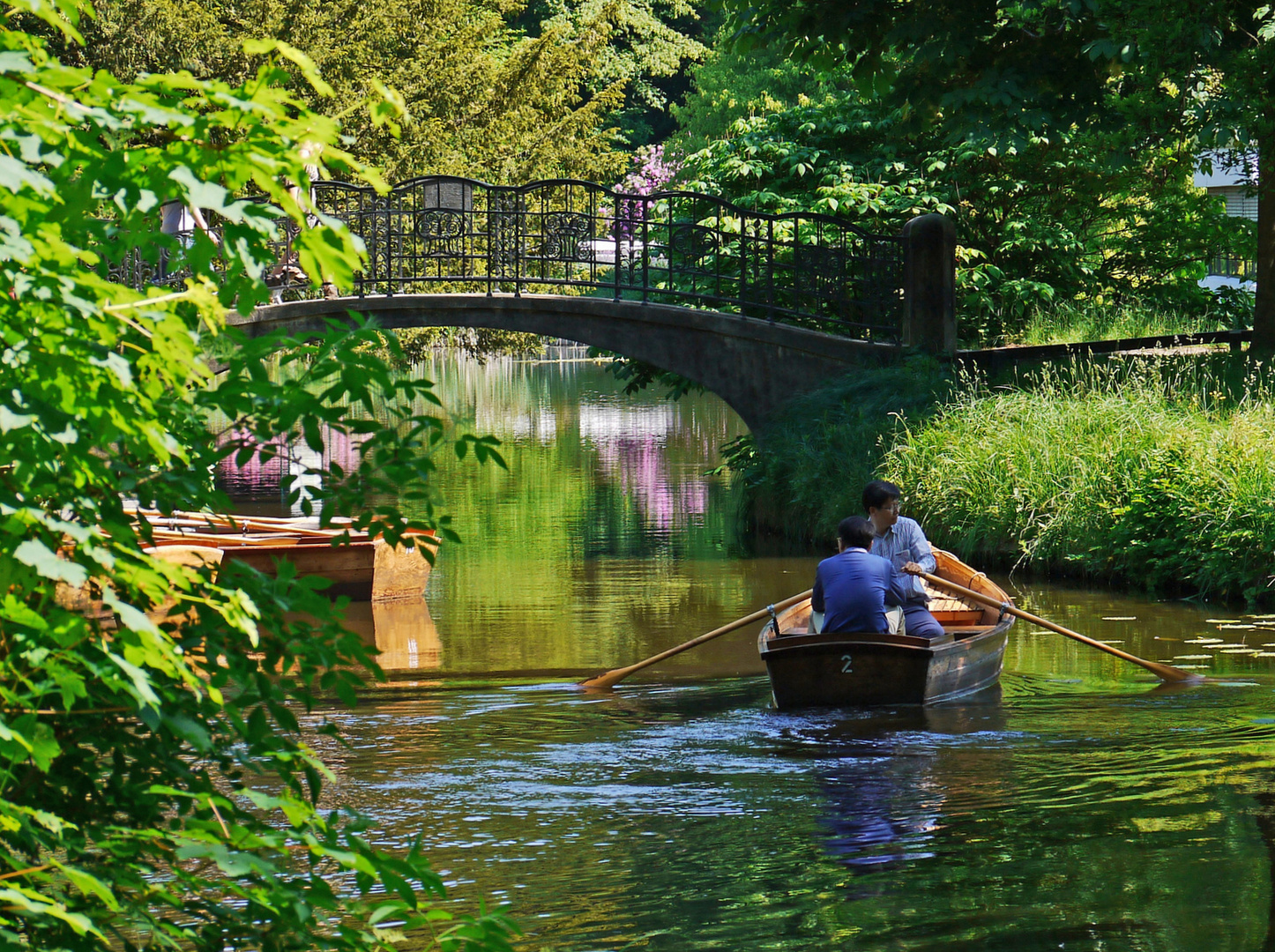 Bootstour im Bürgerpark Bremen