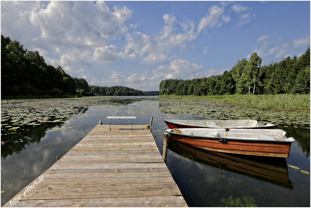 Bootstssteg am Sawitzasee