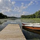 Bootstssteg am Sawitzasee