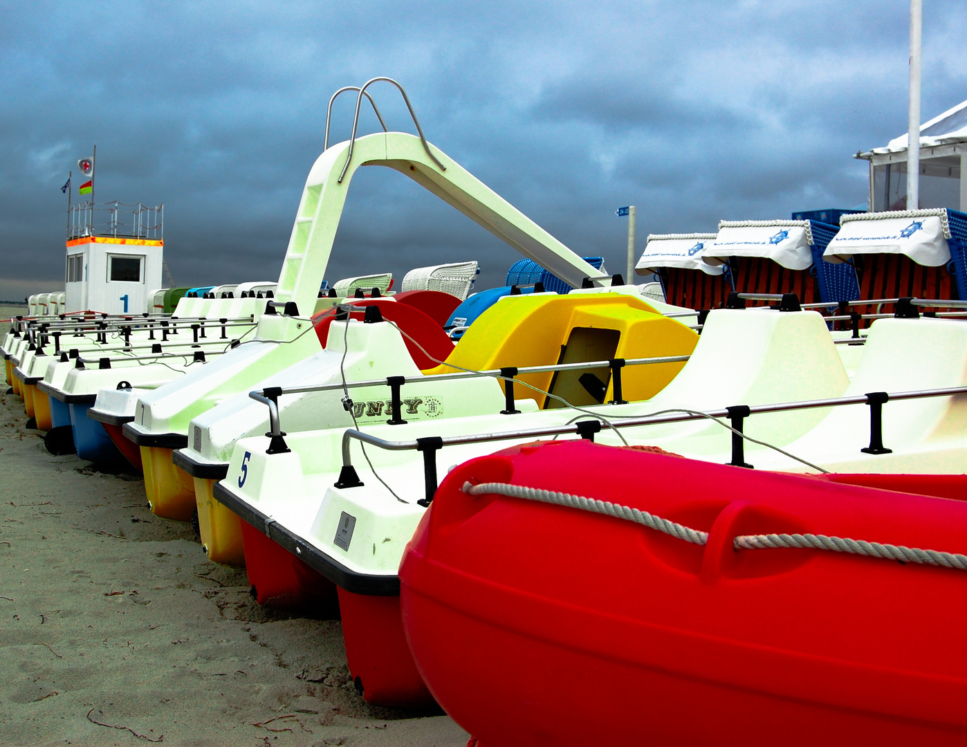 Bootsverleih am Strand