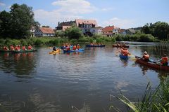 Bootswandern auf dem Naab