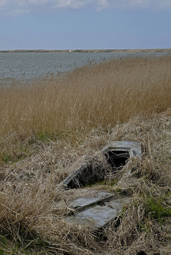 Bootswrack am Ferring Sø bei Strande in Midtjylland (DK)