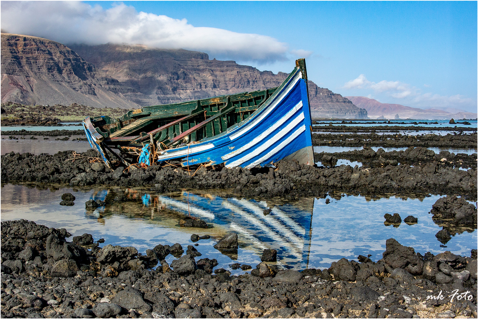 Bootswrack auf Lanzarote