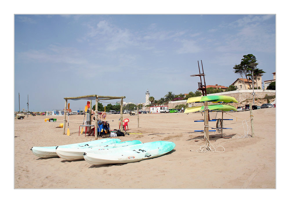 Bootverleih am Strand