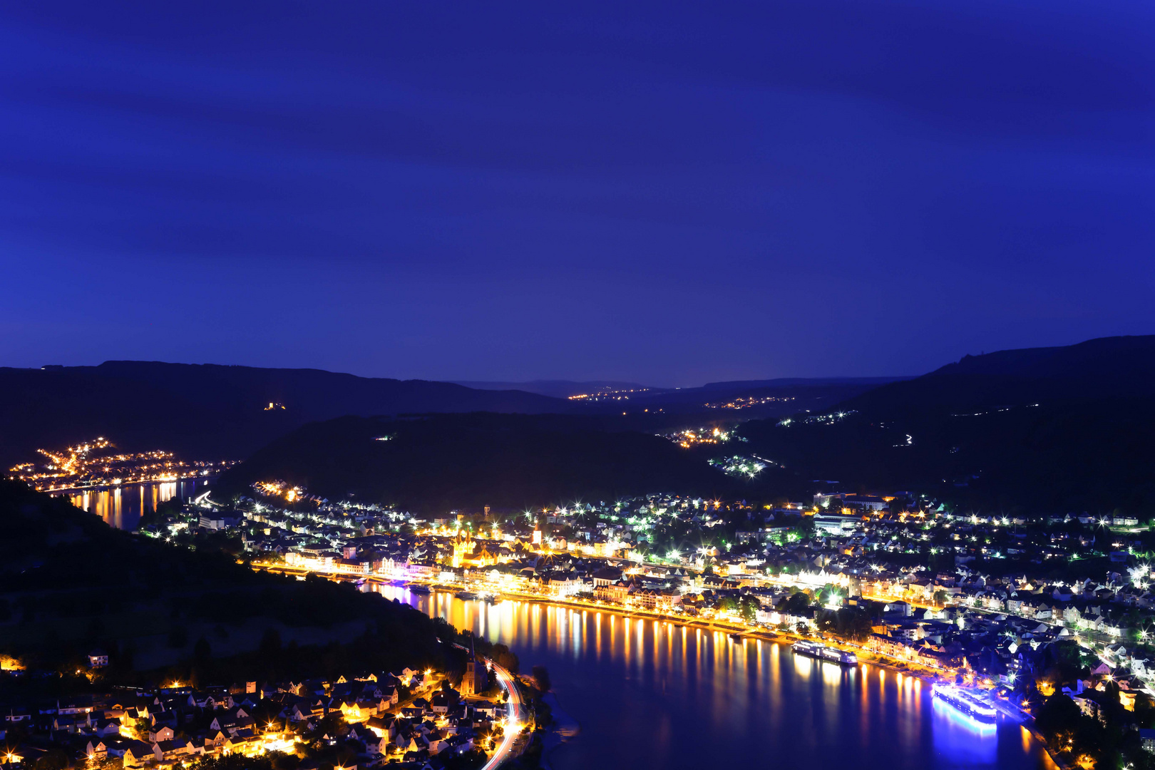 Boppard bei Nacht