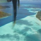 Bora Bora Endanflug / Approche finale sur Bora Bora