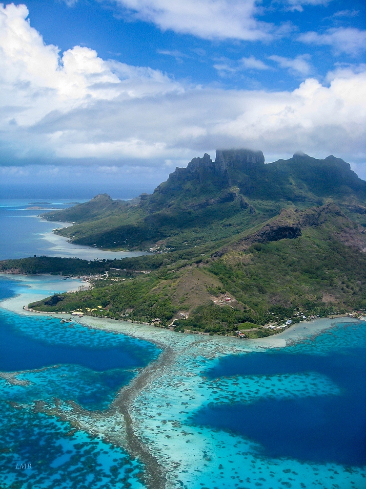 Bora Bora Vogelperspektive