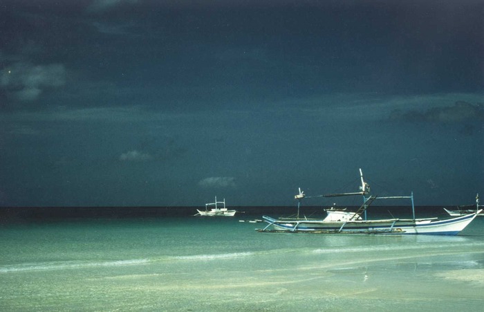 Boracay beach early in the morning