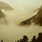 Boraikosschlucht im Nebel. Griechenland.           .DSC_6750