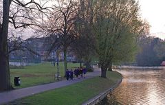 Bord de Cam, fin novembre  --  Cambridge  --  An der Cam entlang, Ende November