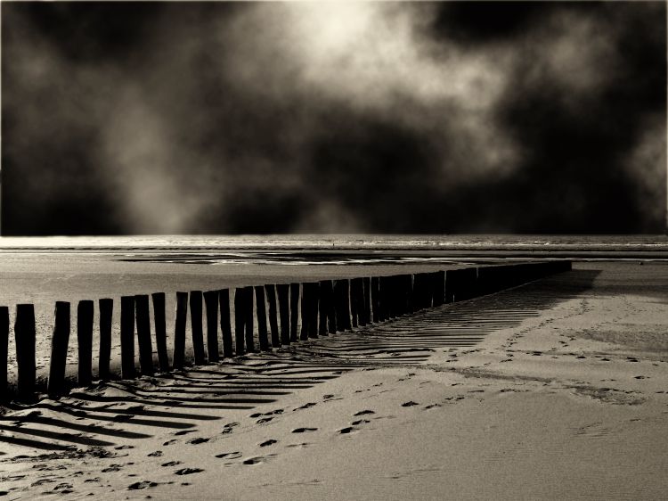 bord de La Manche, berck.