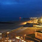 Bord de mer à Capbreton la nuit