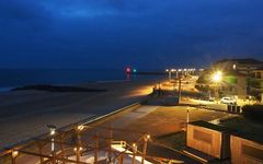 Bord de mer à Capbreton la nuit