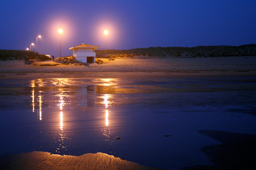 Bord de mer le soir