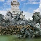 Bordeaux 2015 - Brunnen am "Monument aux Girondins"