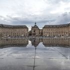 Bordeaux "Place de la Bourse" before sunset