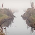 Border line betwen Poland and Germany in Garz