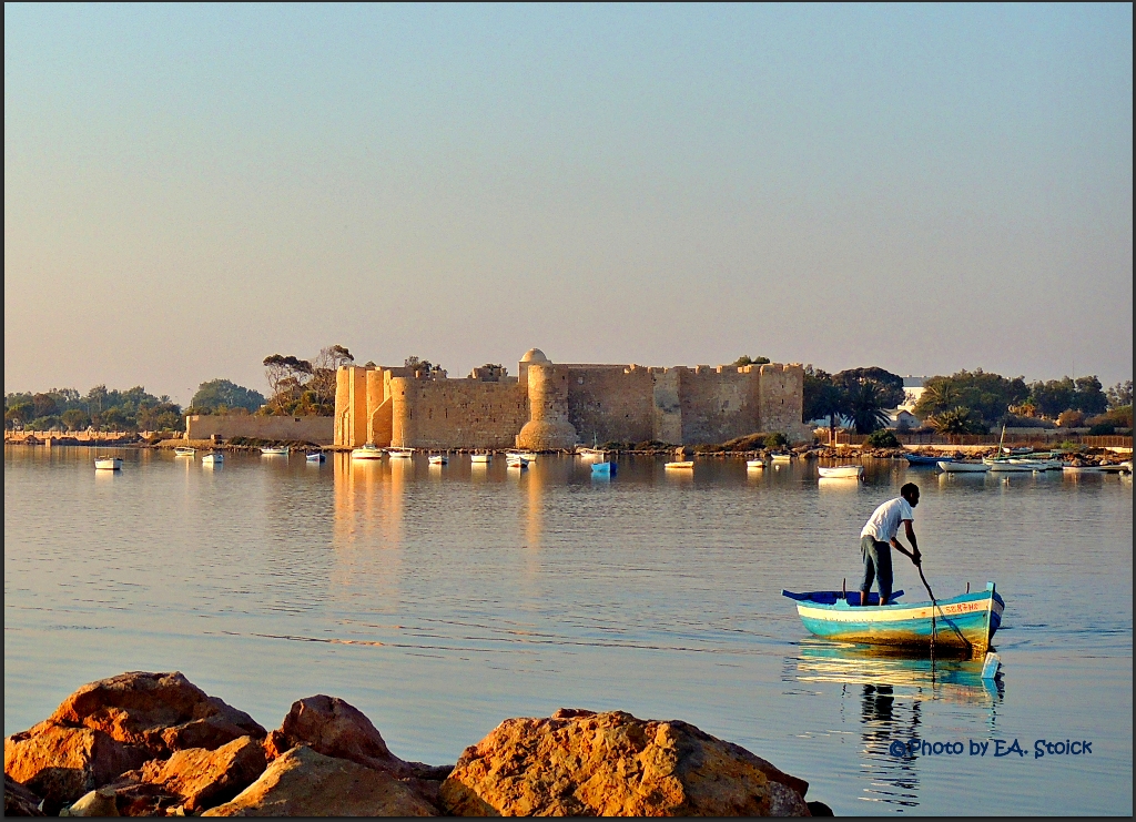 "Bordj el Kebir" auf Djerba im Morgenlicht