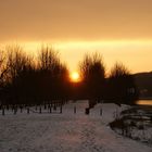 bords de seine en hiver