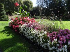 Bordure de fleurs au parc Vendôme