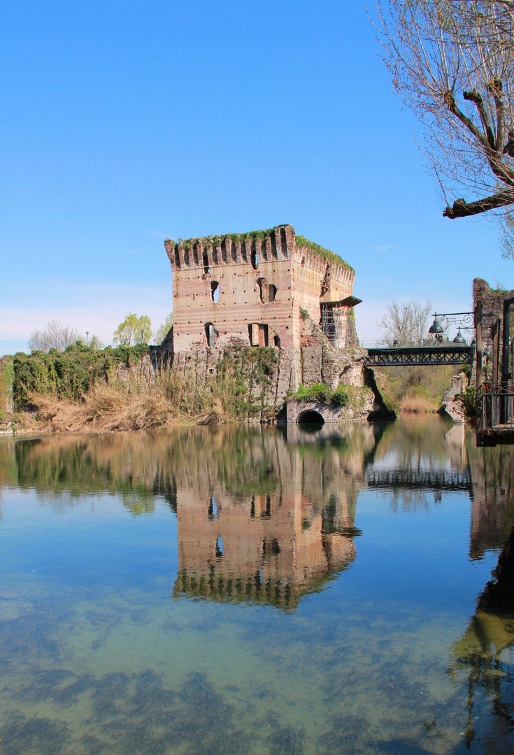 Borghetto sul Mincio (Valeggio) - Visconti Brücke