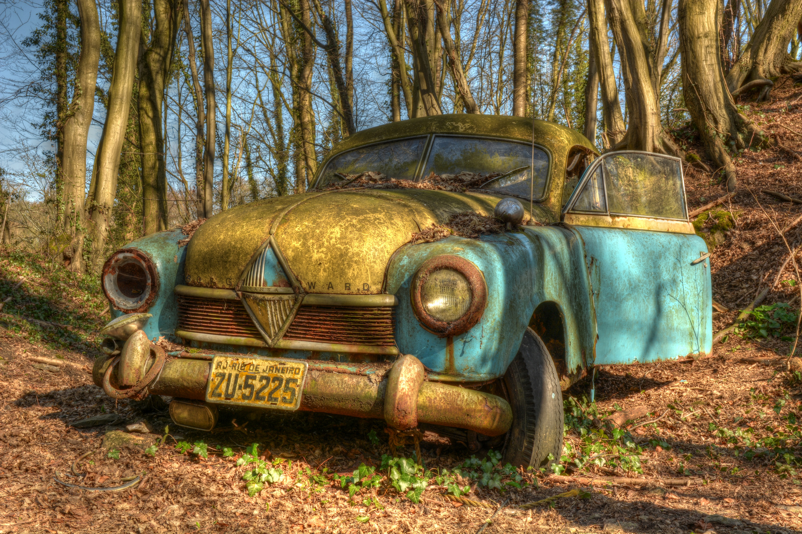 Borgward im Autoskulpturenpark Erkrath