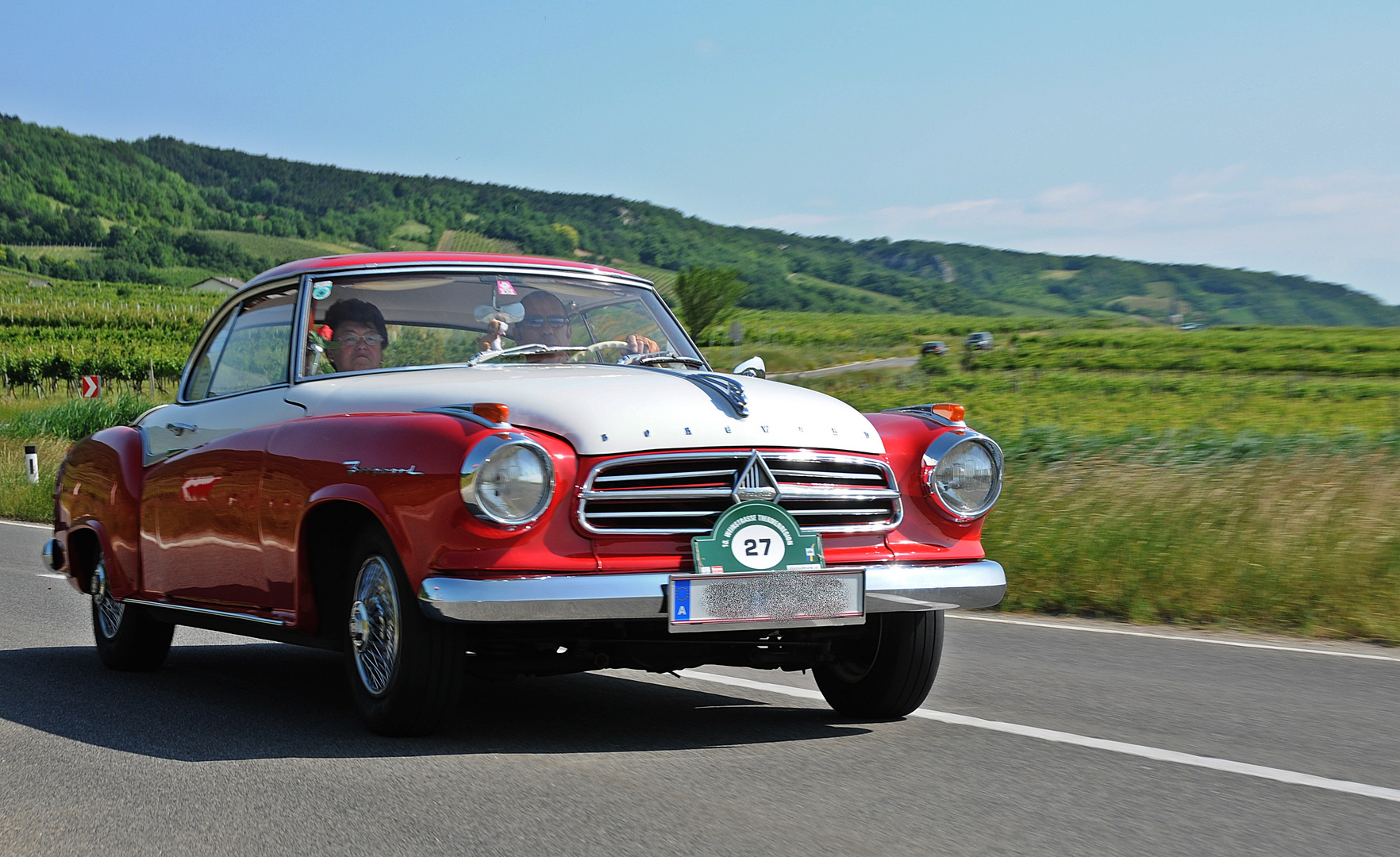 Borgward Isabella Coupe - Oldies in Fahrt