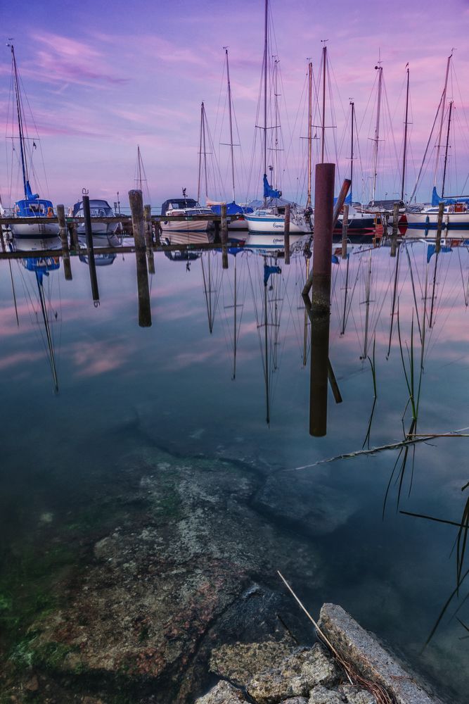 am Hafen! ) Foto & Bild sonnenuntergang, segeln, hafen