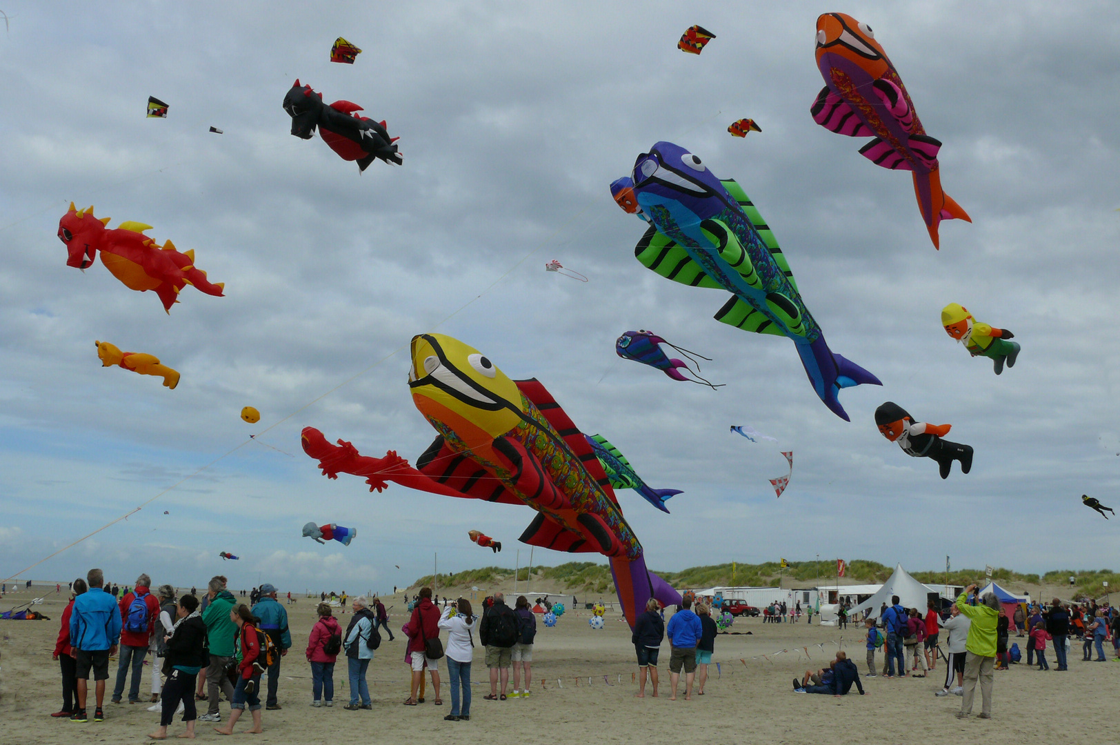 Borkum - 16. Drachenfestival auf der Insel (1)