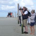 Borkum 2010 - Absperrung an der Robbenbank