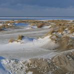 Borkum 2010 - Heute fiel der erste Schnee des Winters