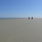 Borkum 2010 - Strand soweit das Auge reicht