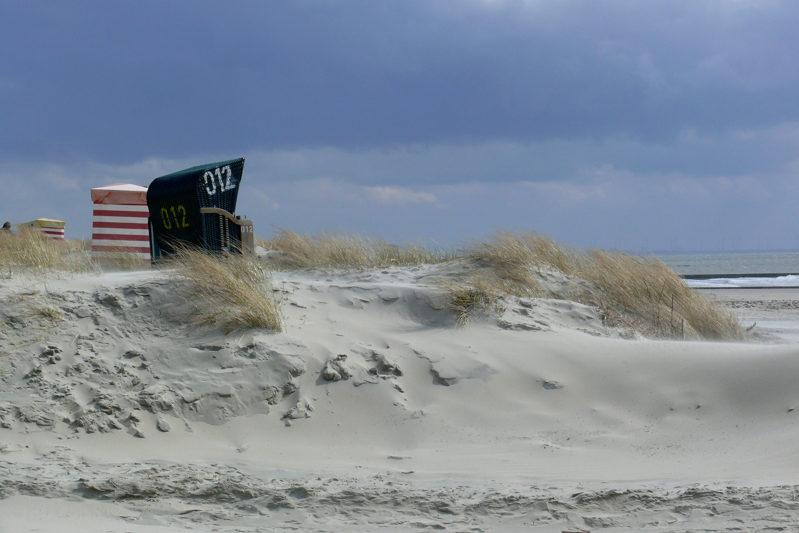 Borkum 2010 - Strandkorb 012