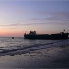 Borkum 2011 - Bergung der "Nordland 1" / Endlich im Wasser