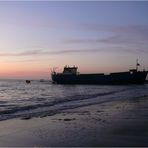 Borkum 2011 - Bergung der "Nordland 1" / Endlich im Wasser