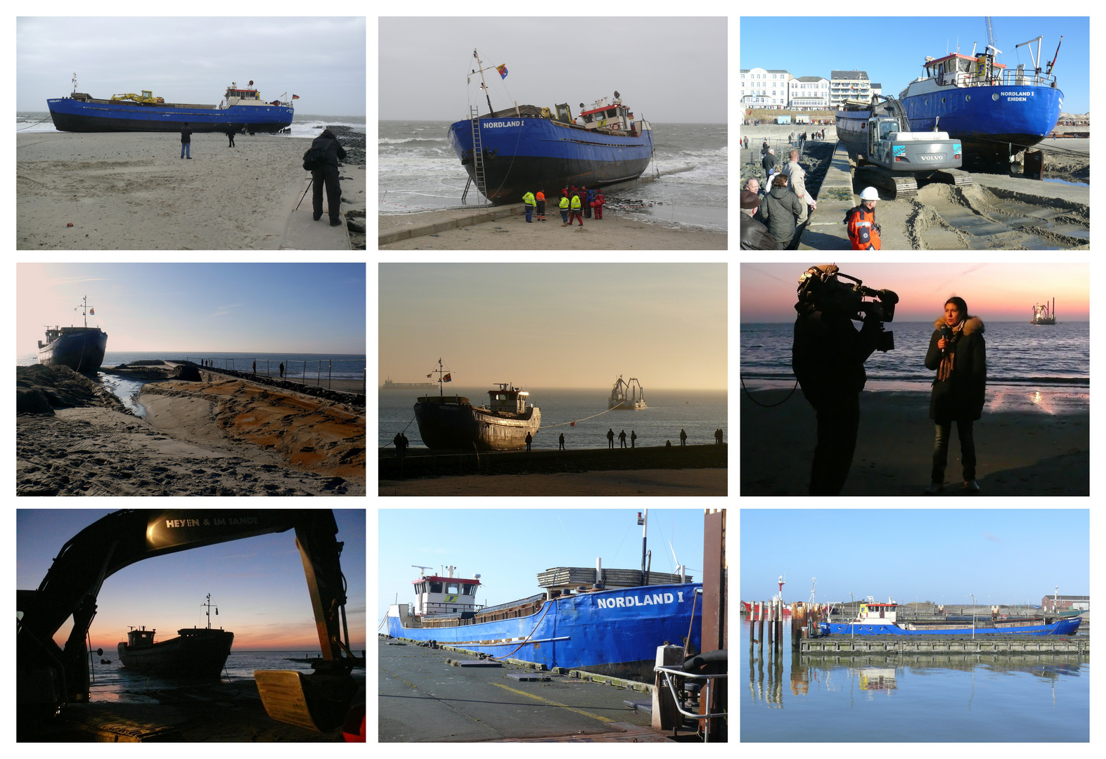 Borkum 2011 - Collage "Nordland I"