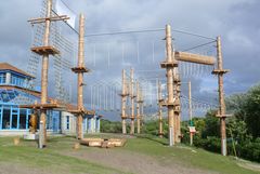 Borkum 2011 - Neueste Inselattraktion: Der Nordsee Kletterpark Borkum