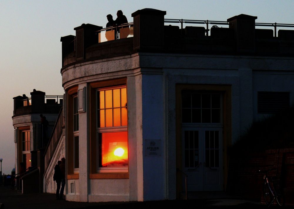 Borkum 2011 - Sonnenuntergangsfenster